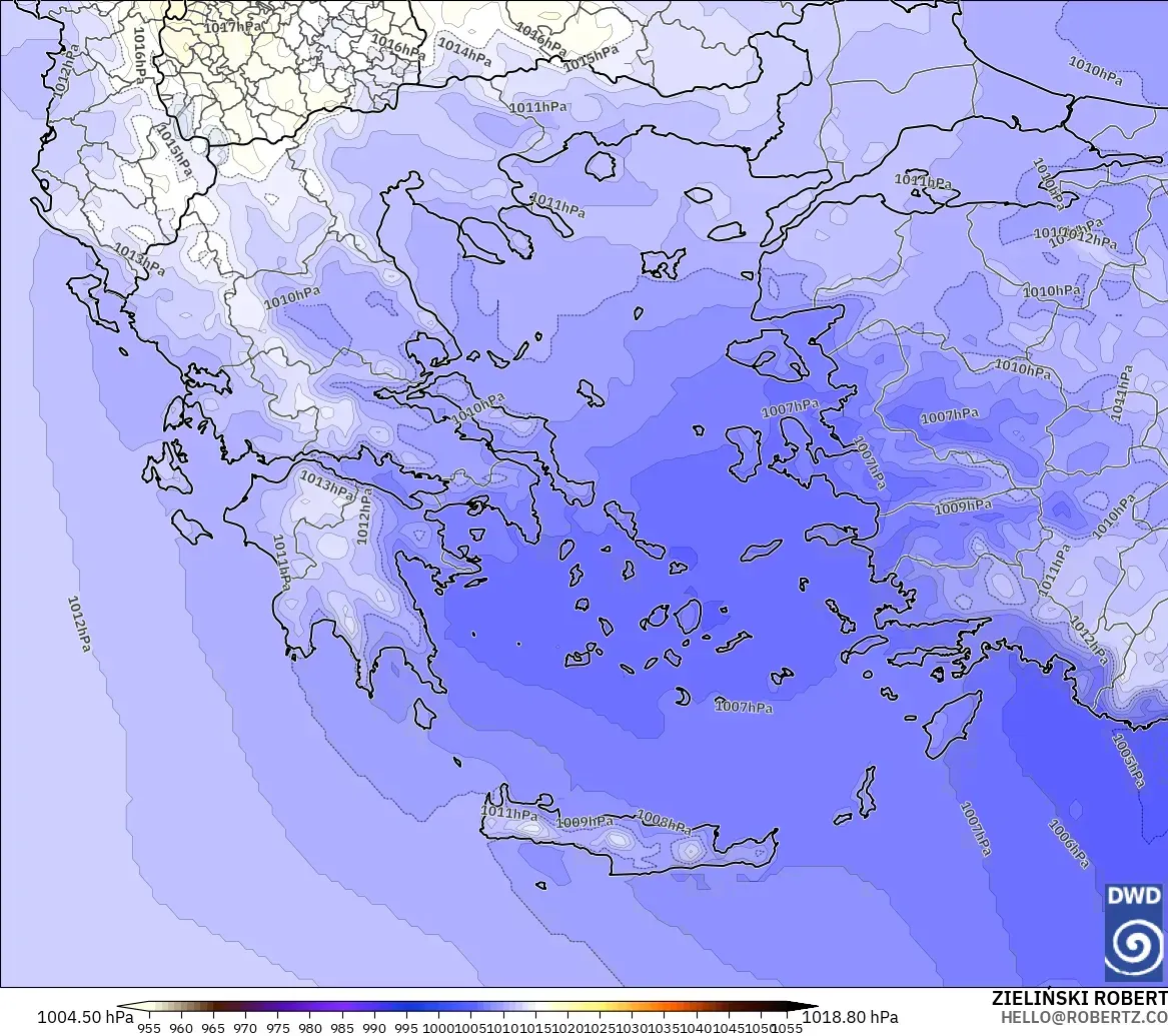 ICON modelo - Grecia, Presión