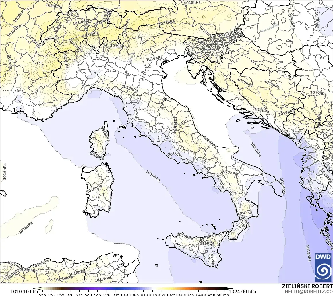 ICON modelo - Italia, Presión