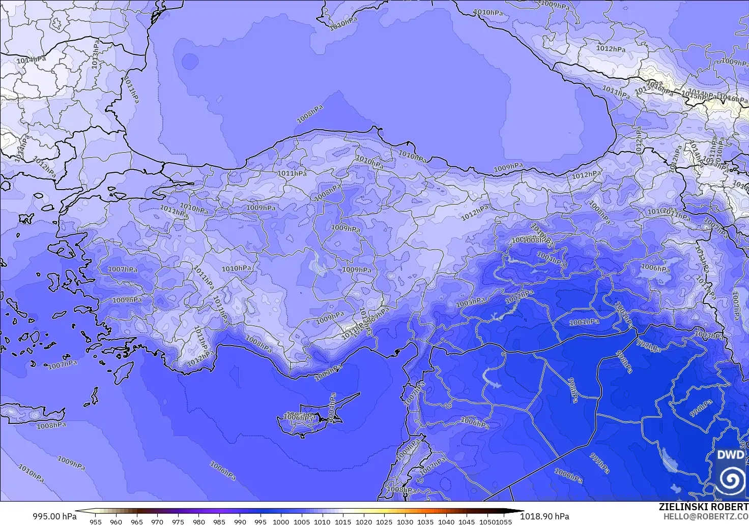 ICON modelo - Turquía, Presión