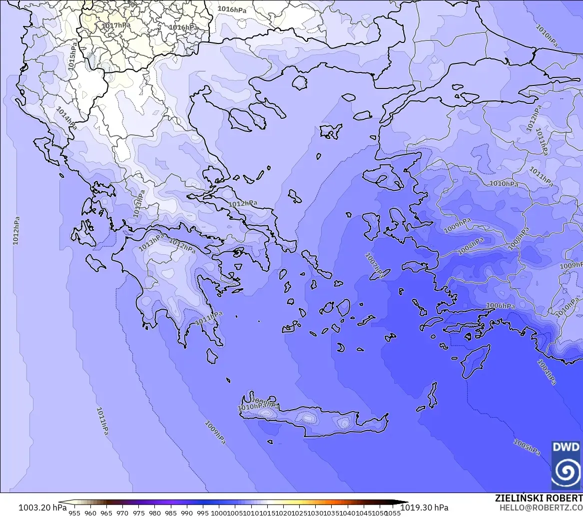ICON modelo - Grecia, Presión