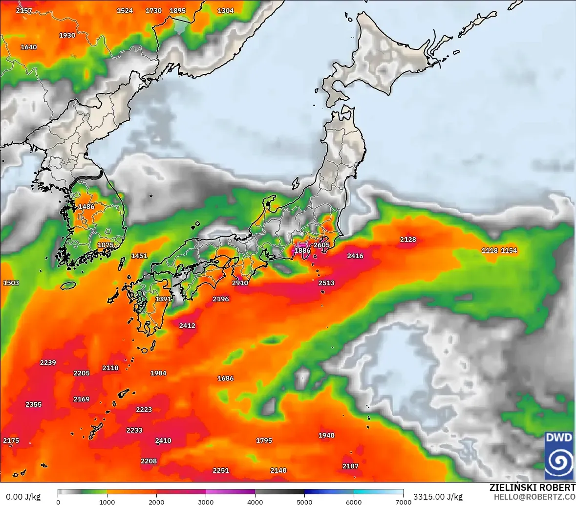 ICON modelo - Japón, CAPE