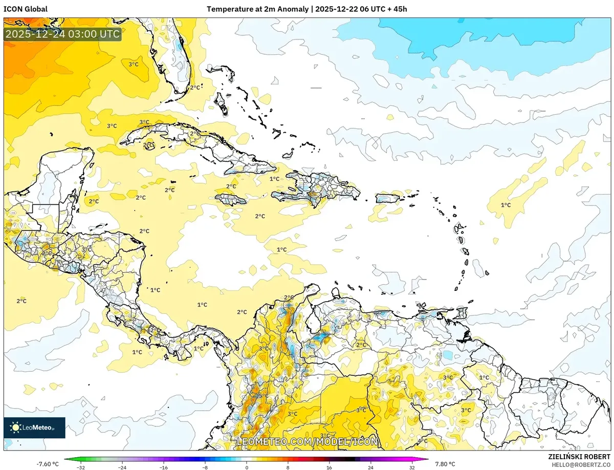 Previsión de enfriamiento nocturno para el miércoles — 2025‑12‑22 | Caída de temperatura vespertina en San José y Cartago
