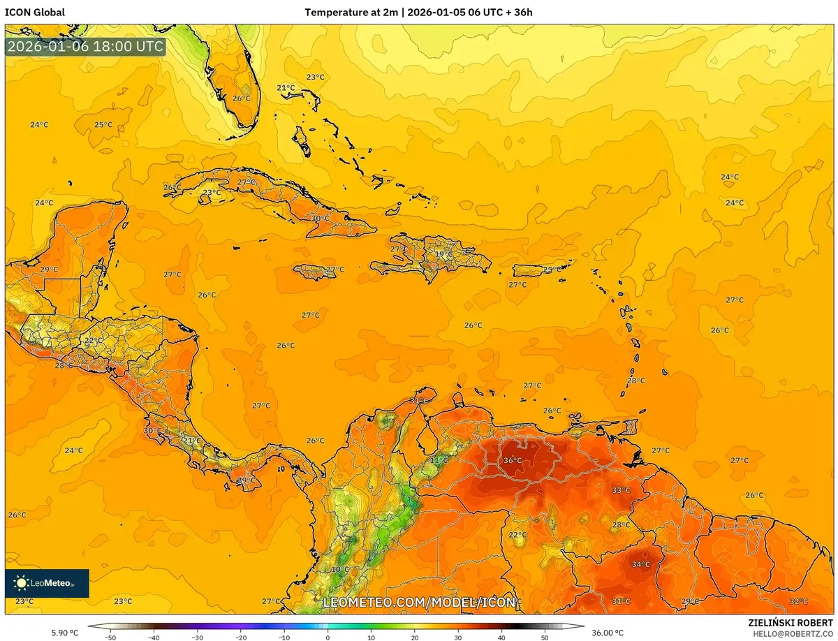Calor de la Tarde el 6 de enero de 2026