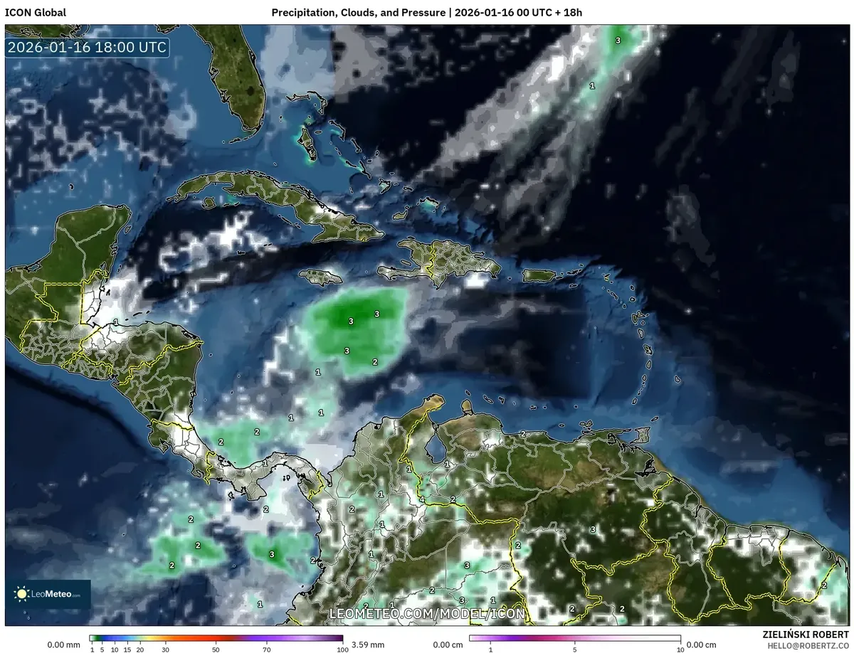 Pronóstico del tiempo para el viernes 16 de enero de 2026