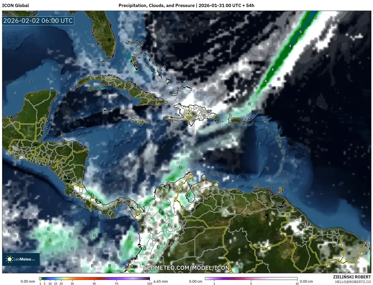 Morning Clouds and Rain on February 2, 2026