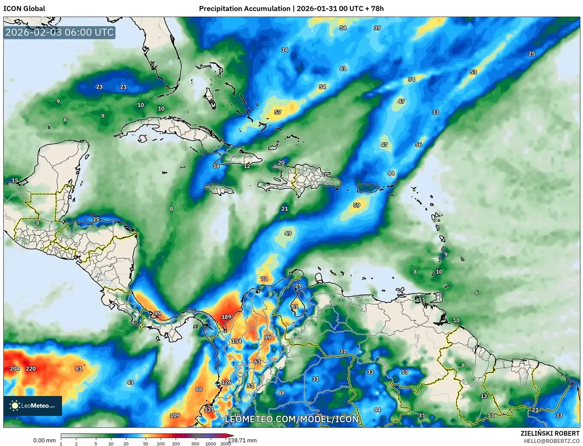 Heavy Rain in Central Highlands on February 3, 2026