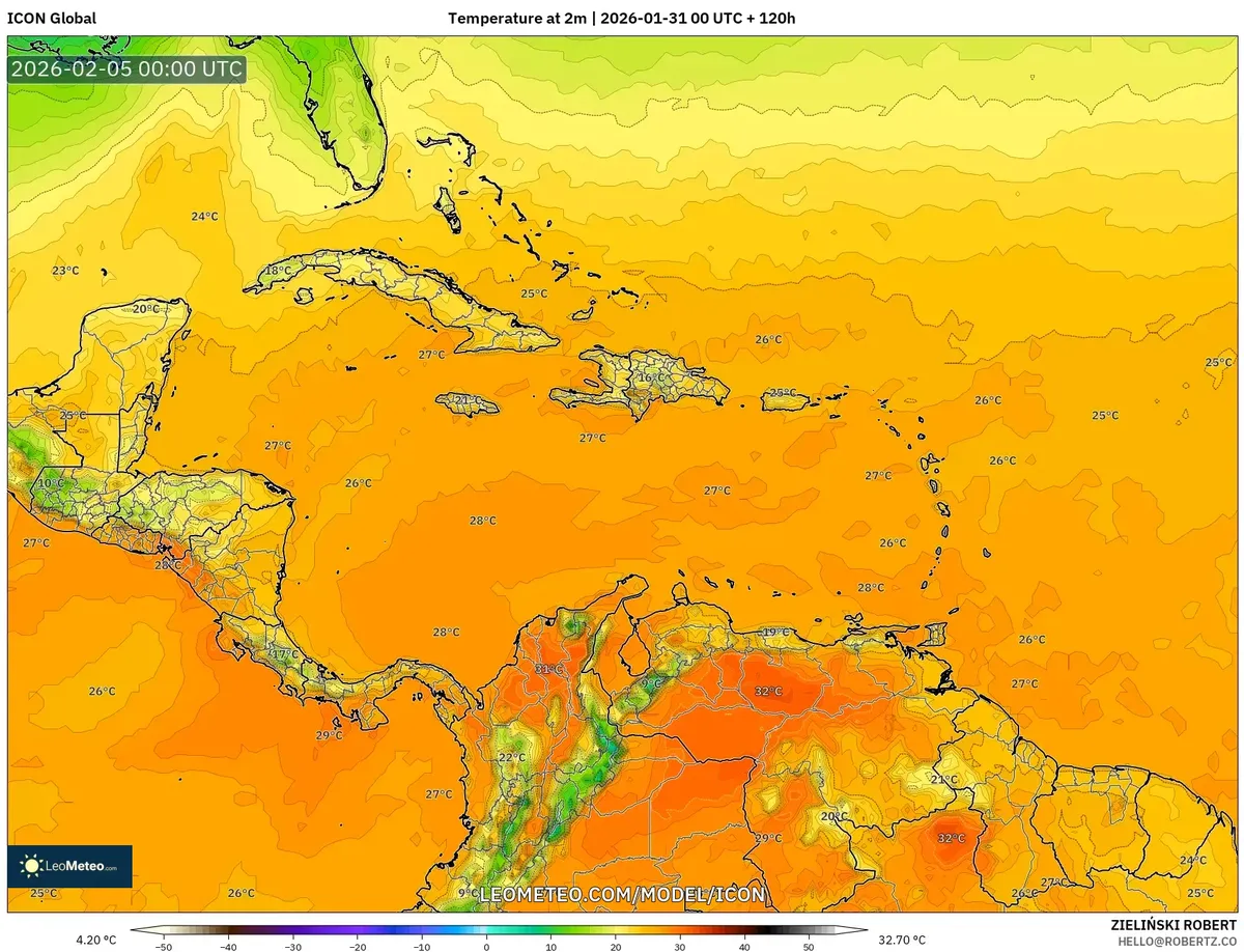 Peak Daytime Temperature on February 4, 2026