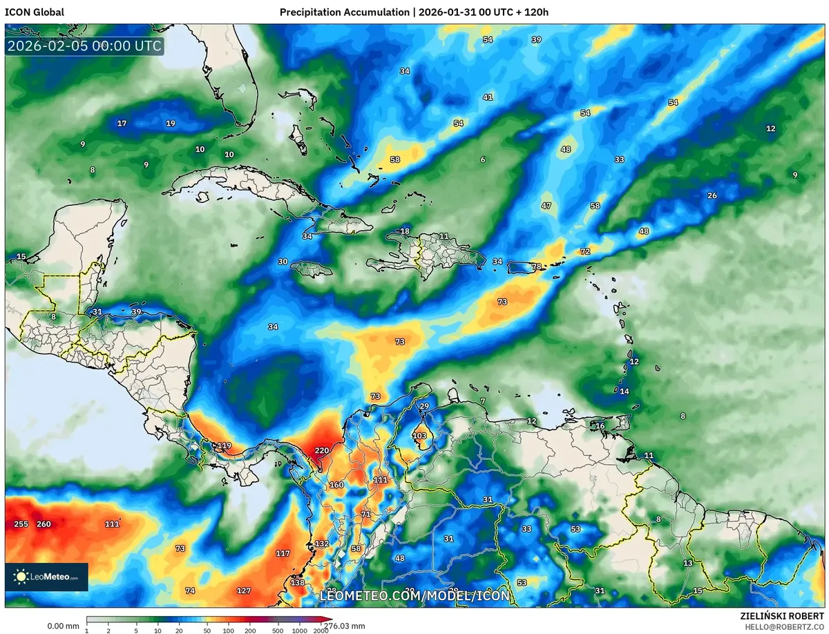 Precipitation Accumulation on February 4, 2026