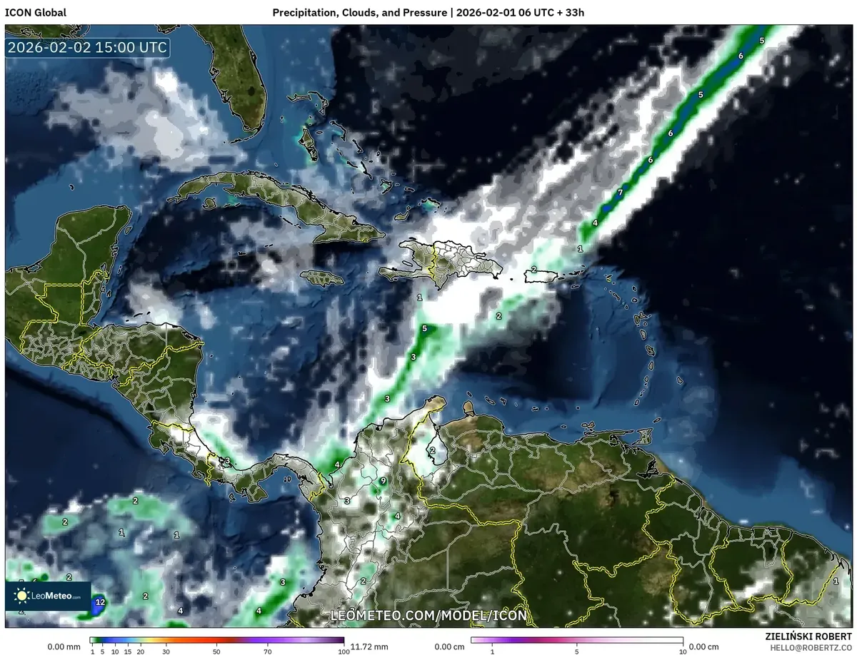 Lluvia Intensa en Cartago el 2 de febrero de 2026