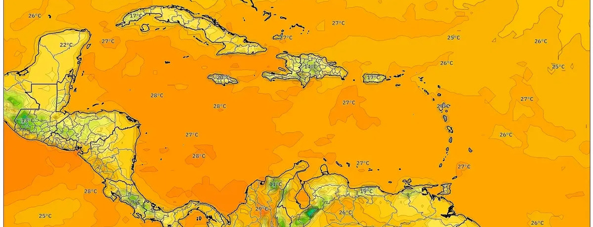 Domingo cálido y soleado en Costa Rica: las temperaturas se elevan hasta los 28 °C el 21 de diciembre de 2025