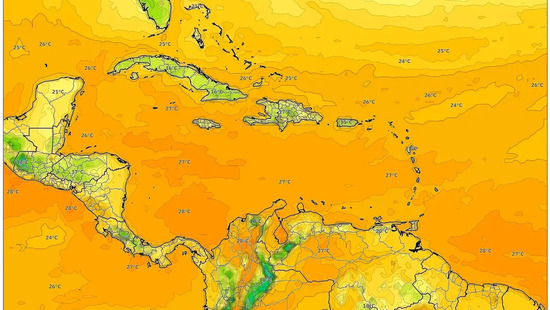 Costa Rica se calienta con cielos mayormente secos el 29 de diciembre de 2025 – Chubascos vespertinos en camino